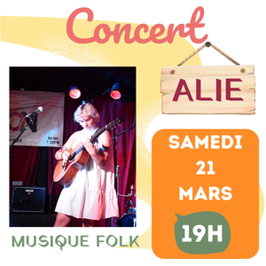 Concert Folk par Alie
