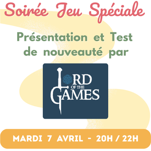 Soirée jeu spéciale